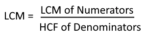 lcm of fractions